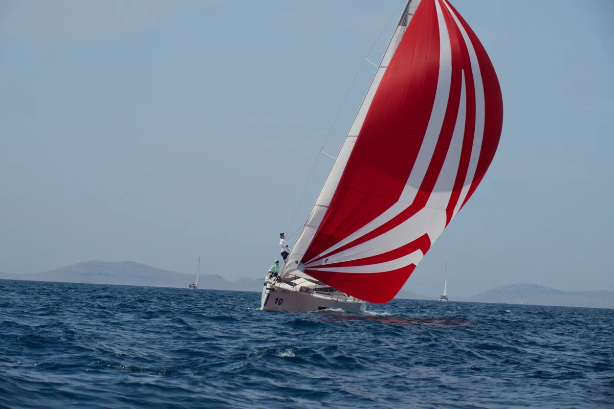 Lucky, a Elan E4 sailboat at Betina, Croatia