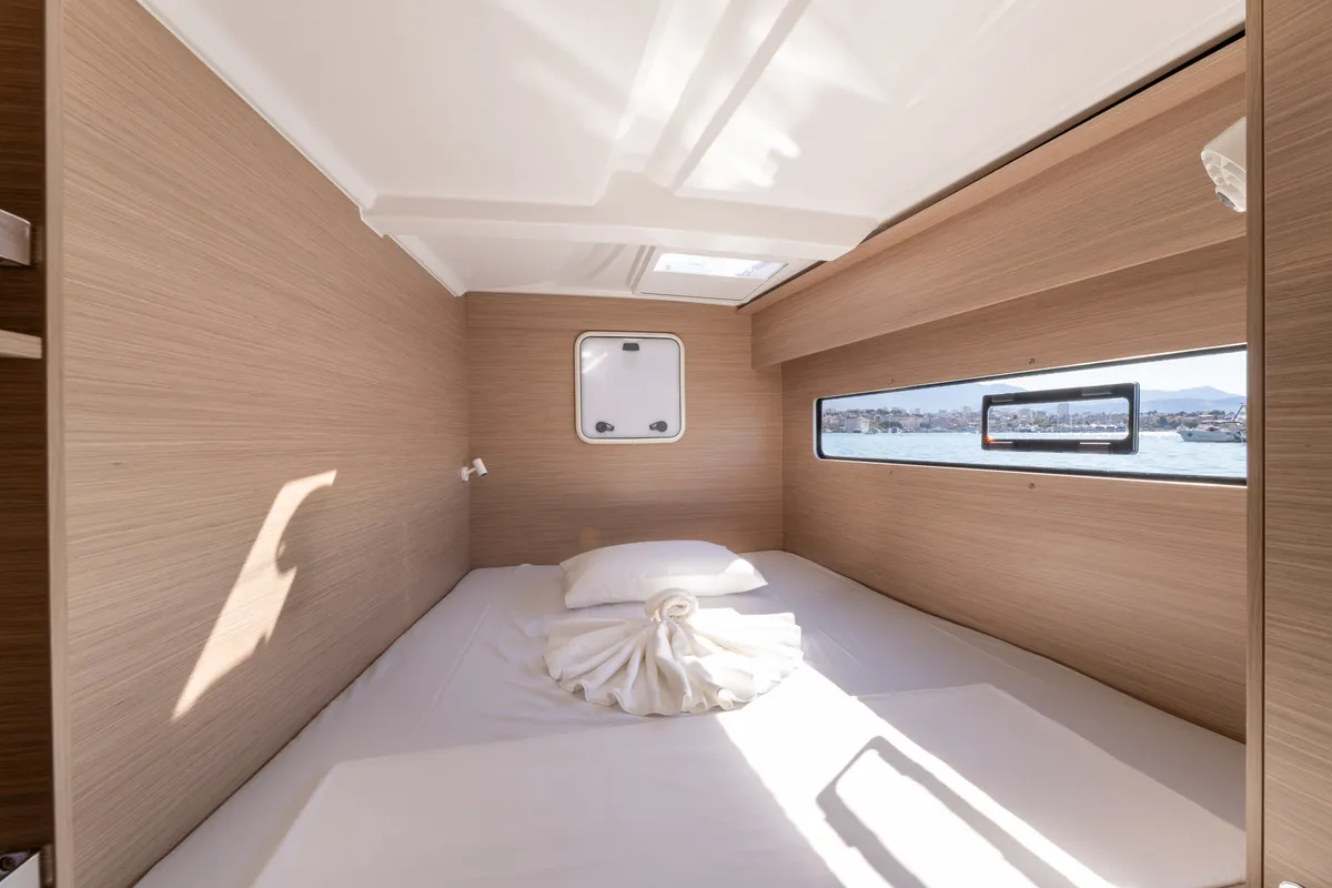 Cabin on FURIA, a Lagoon 38 catamaran at Općina Rogoznica, Croatia