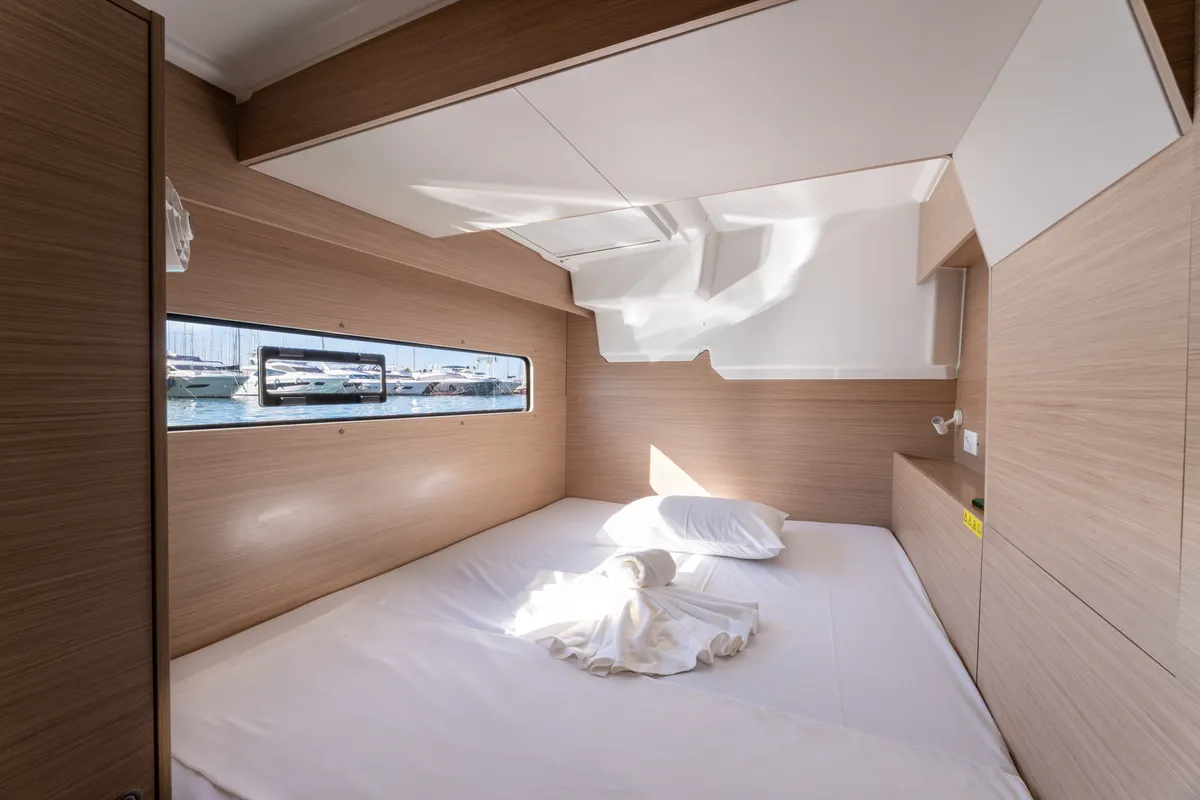 Cabin on FURIA, a Lagoon 38 catamaran at Općina Rogoznica, Croatia
