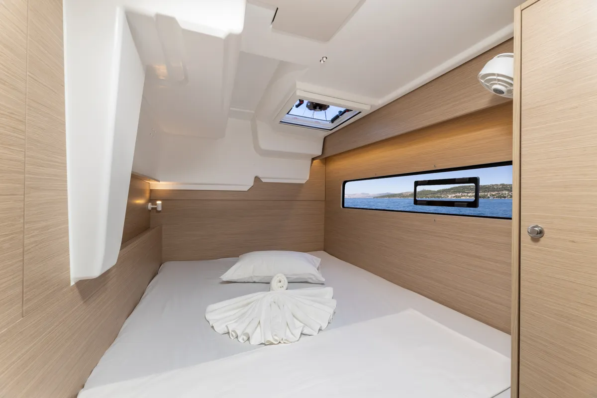 Cabin on FURIA, a Lagoon 38 catamaran at Općina Rogoznica, Croatia