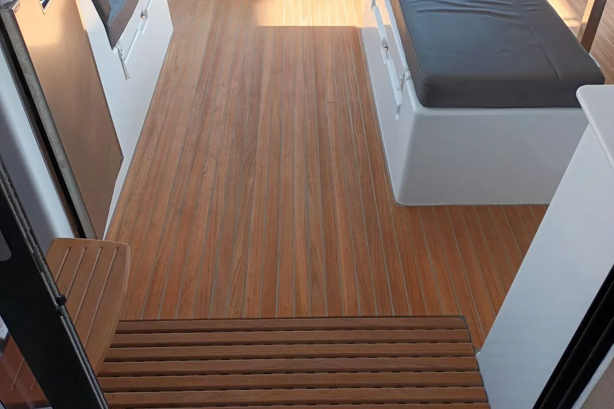 Eros, a Fountaine Pajot Tanna 47 catamaran at Athens, Greece