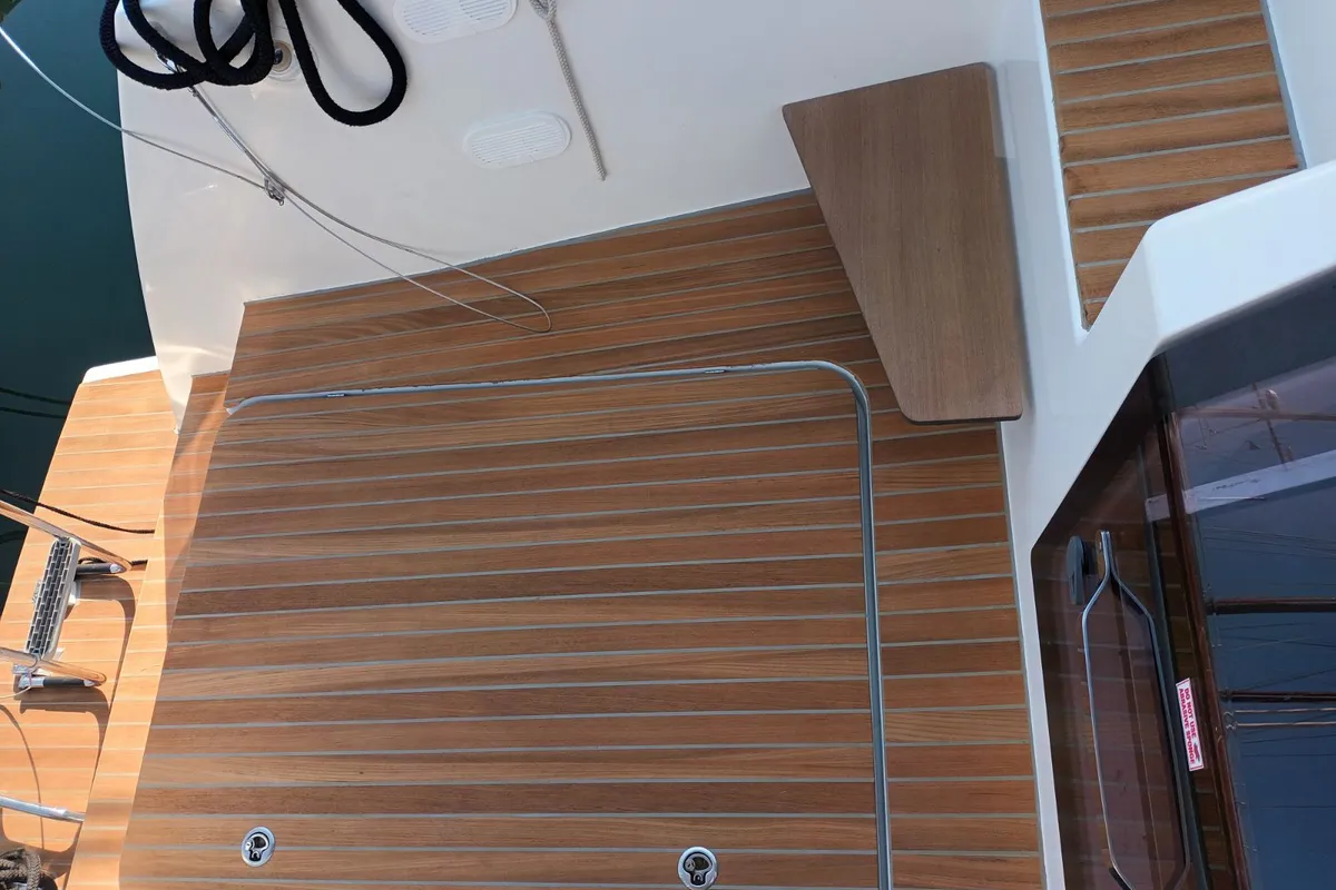 Eros, a Fountaine Pajot Tanna 47 catamaran at Athens, Greece
