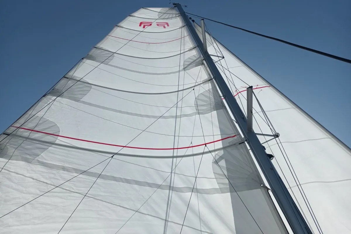 Eros, a Fountaine Pajot Tanna 47 catamaran at Athens, Greece