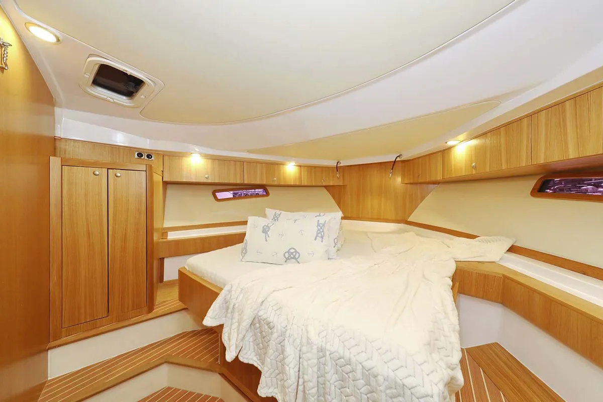 Cabin on Adriana, a SAS - Vektor Adriana 44 motor yacht at Grad Biograd na Moru, Croatia