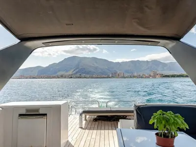 Onyris, a Leopard 23 motor yacht at Palermo, Italy