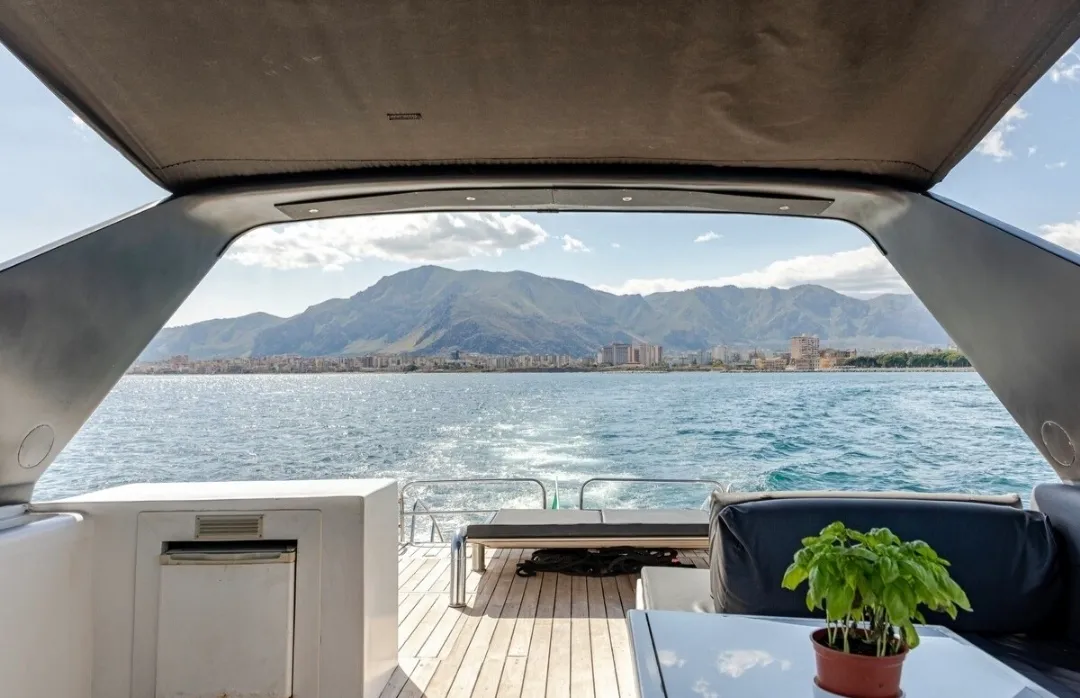 Onyris, a Leopard 23 motor yacht at Palermo, Italy