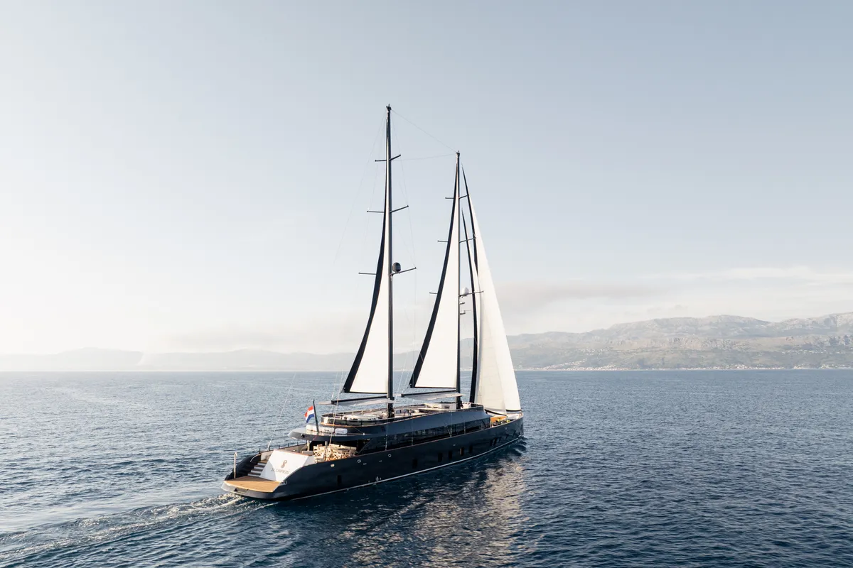 Scorpios, a Luxury Sailing Yacht sailboat at Split, Croatia