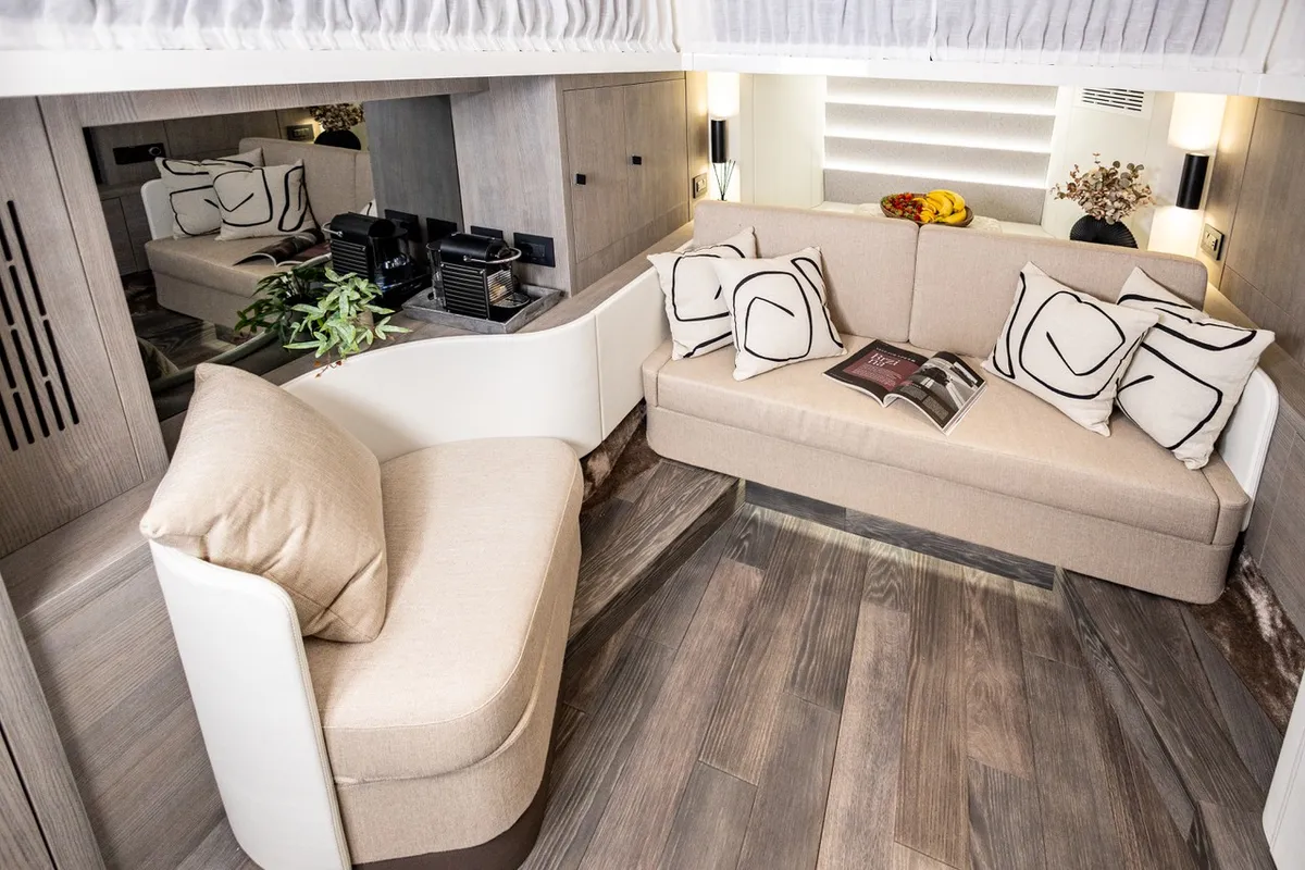 NN, a Cranchi A46 motor yacht at Split, Croatia
