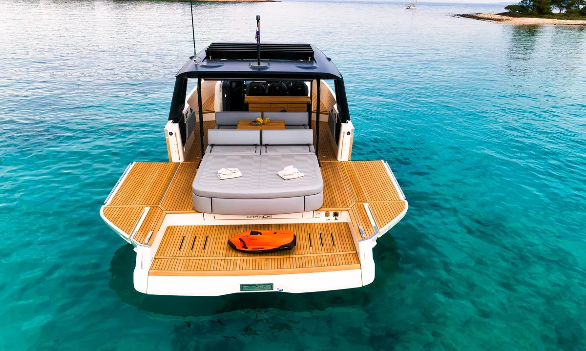 NN, a Cranchi A46 motor yacht at Split, Croatia