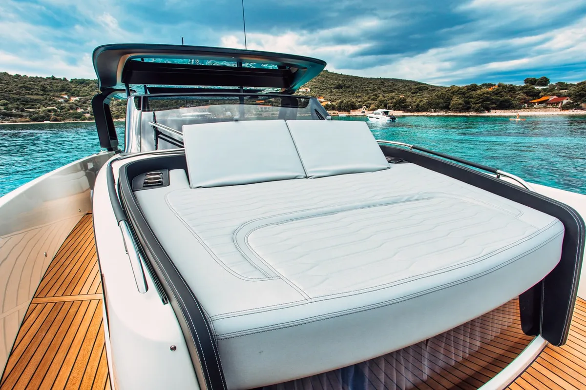NN, a Cranchi A46 motor yacht at Split, Croatia