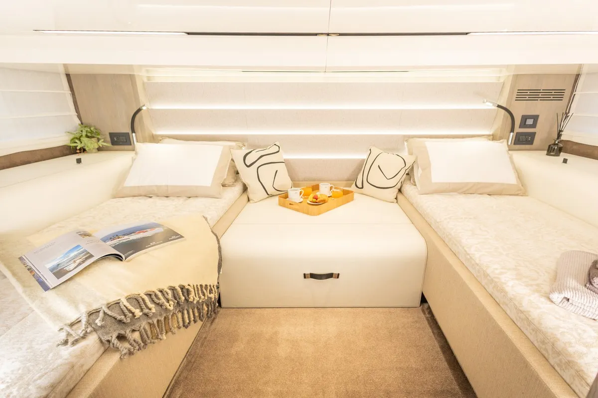 NN, a Cranchi A46 motor yacht at Split, Croatia