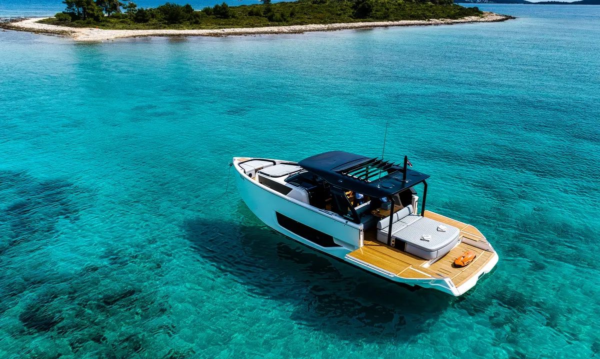 NN, a Cranchi A46 motor yacht at Split, Croatia