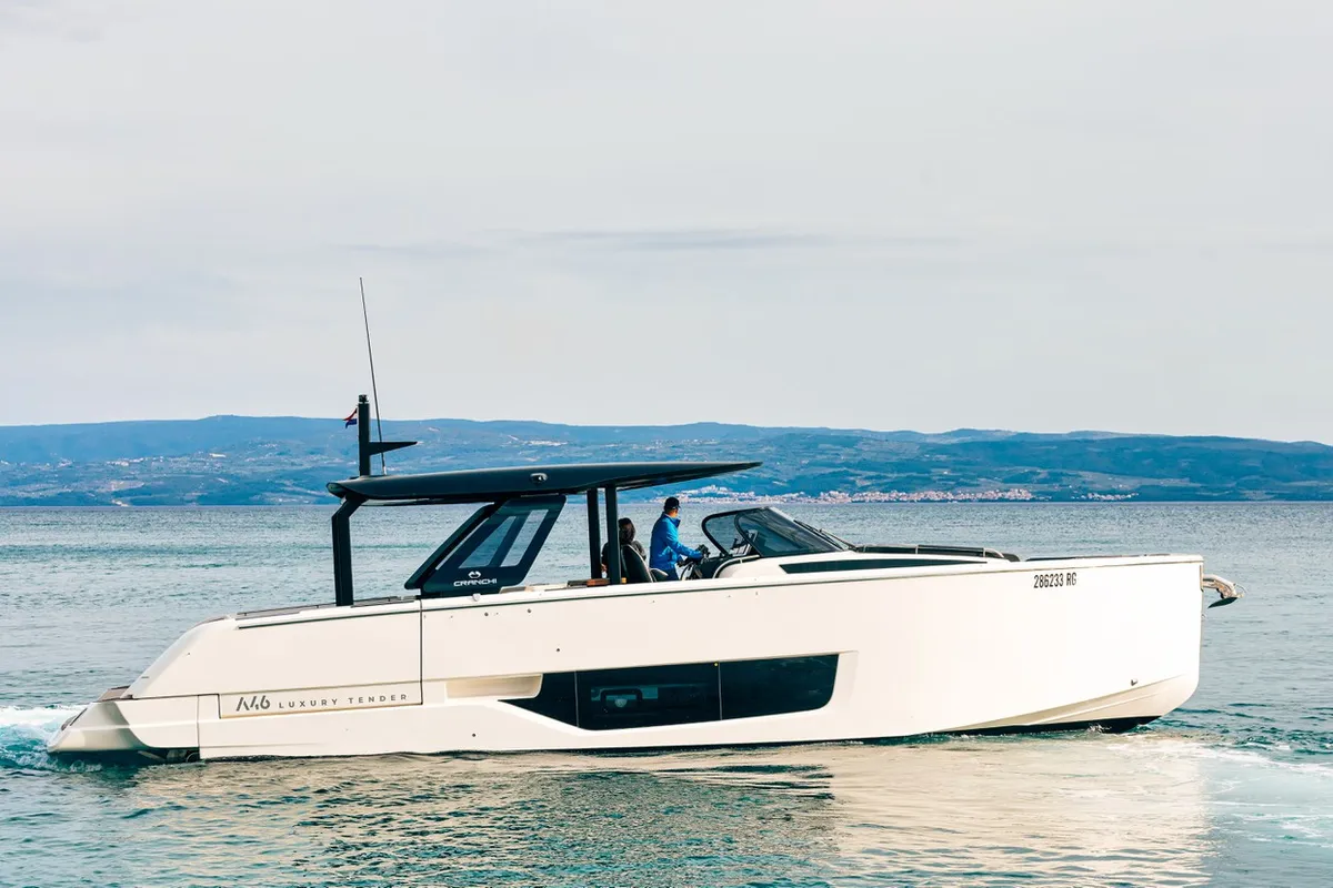 NN, a Cranchi A46 motor yacht at Split, Croatia