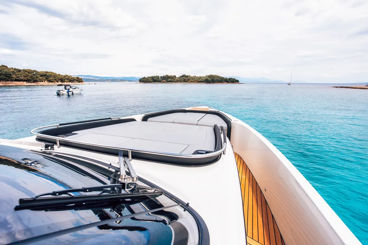 NN, a Cranchi A46 motor yacht at Split, Croatia