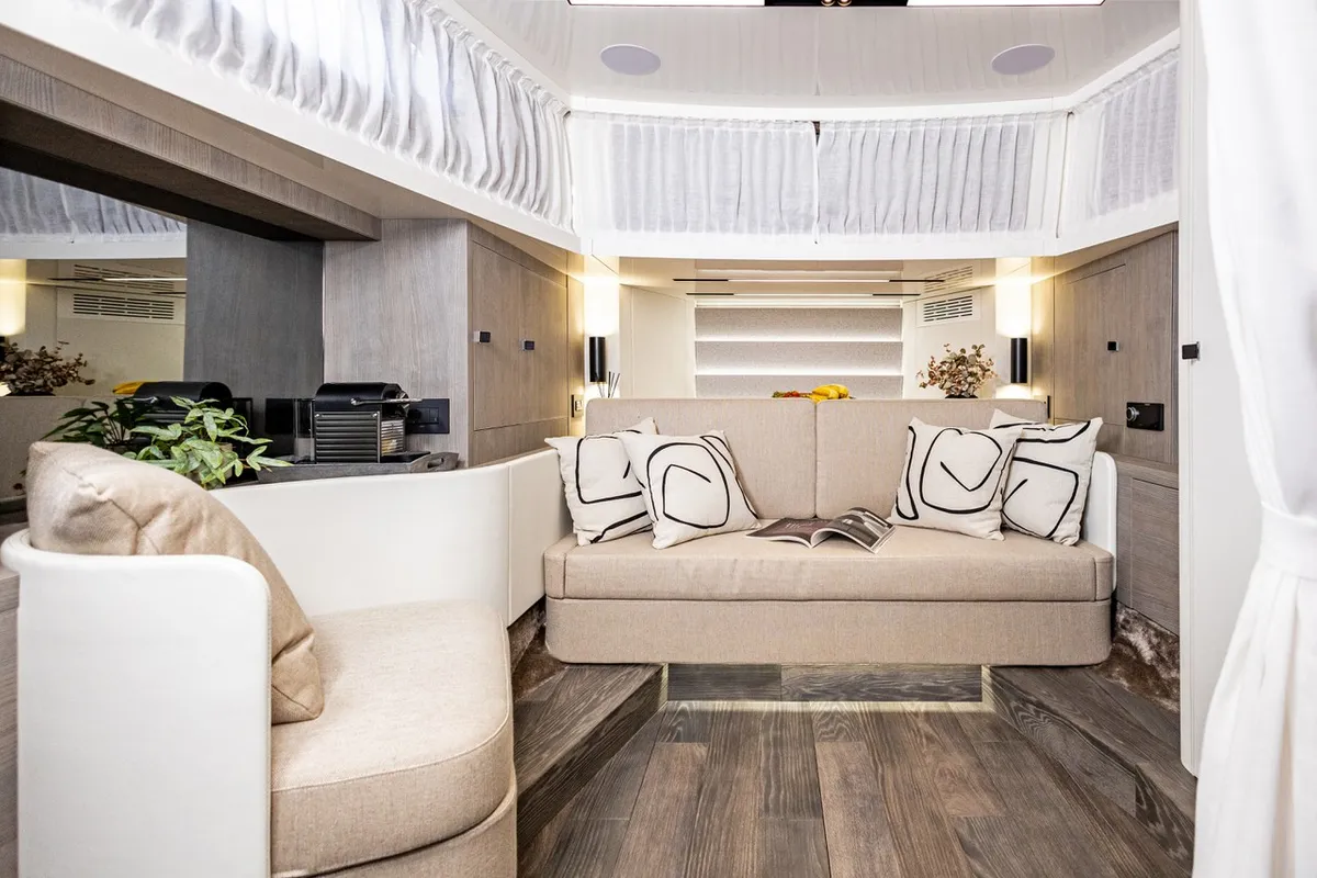 NN, a Cranchi A46 motor yacht at Split, Croatia