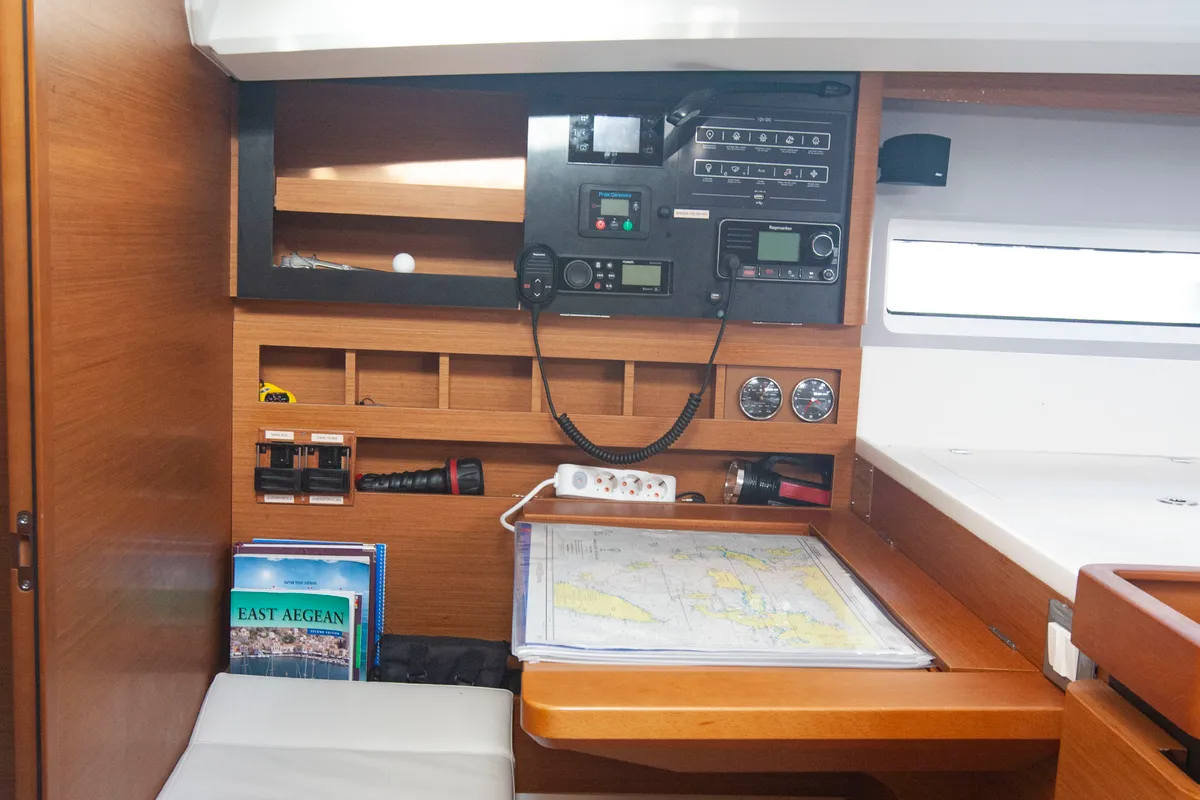 Celtic Breeze, a Jeanneau Sun Odyssey 440 sailboat at Marmaris, Turkey