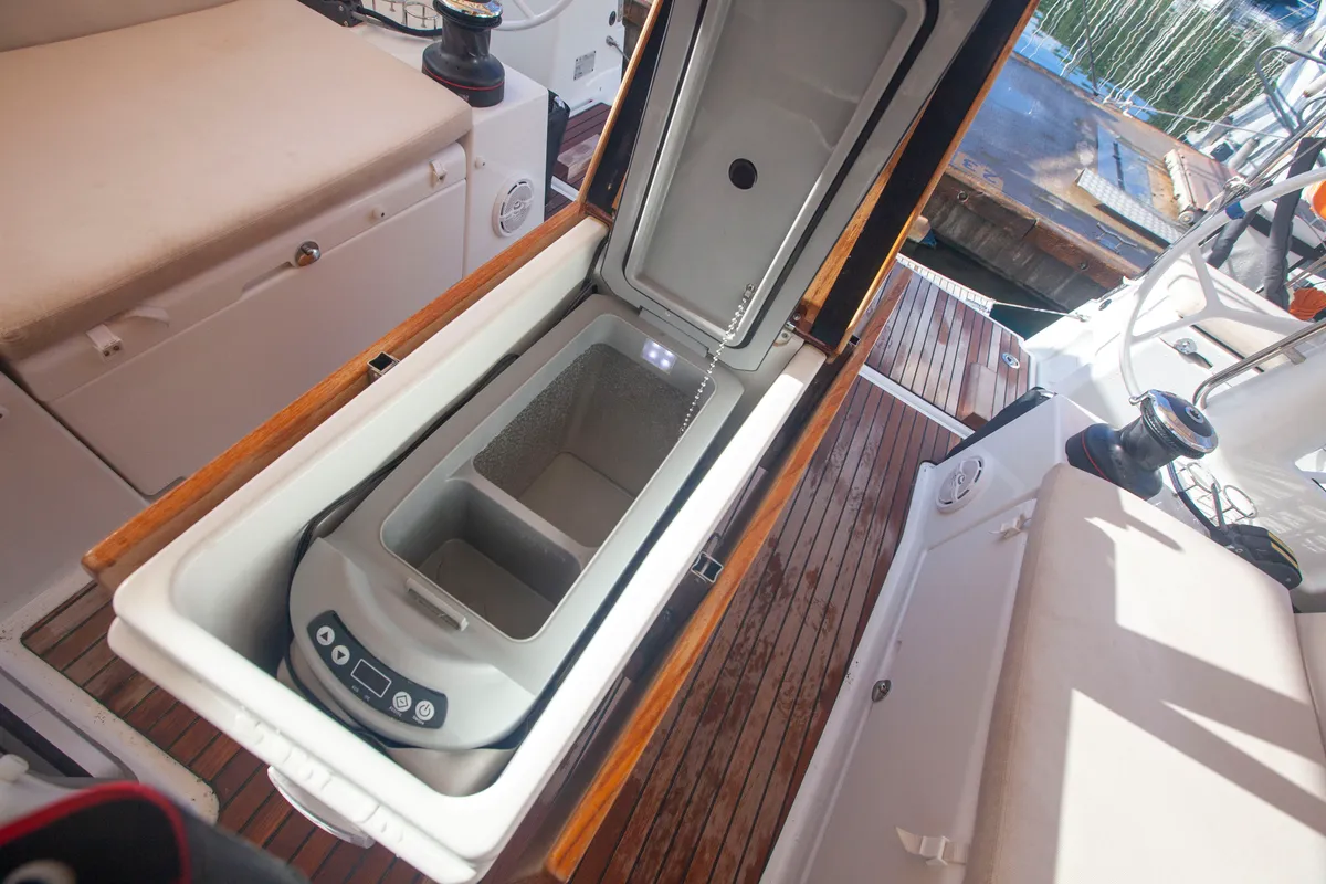 Celtic Breeze, a Jeanneau Sun Odyssey 440 sailboat at Marmaris, Turkey