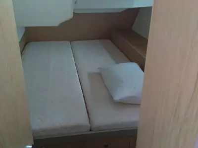 Cabin on Orchidea, a Beneteau Oceanis 48 sailboat at Puntone di Scarlino, Italy