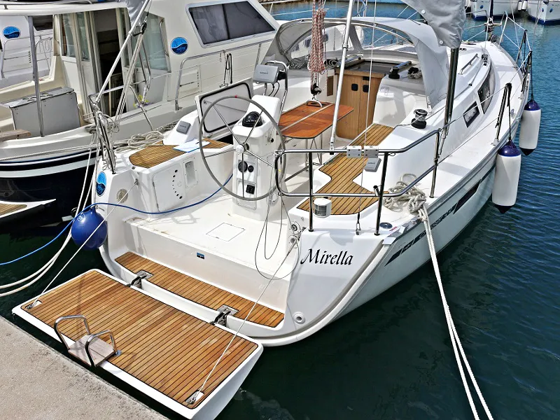 Mirella, a Bavaria Cruiser 33 sailboat at Sukošan, Croatia