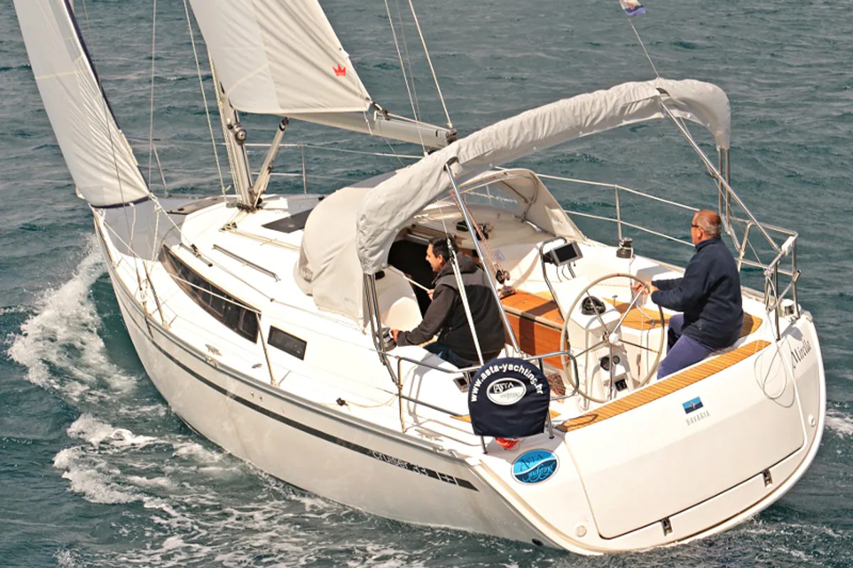 Mirella, a Bavaria Cruiser 33 sailboat at Sukošan, Croatia