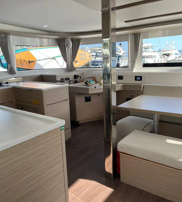 Eternityx, a Lagoon 46 catamaran at Fethiye, Turkey