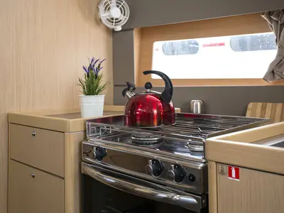 Galley of Bellagio, a Beneteau Oceanis 38.1 sailboat at Zadar, Croatia