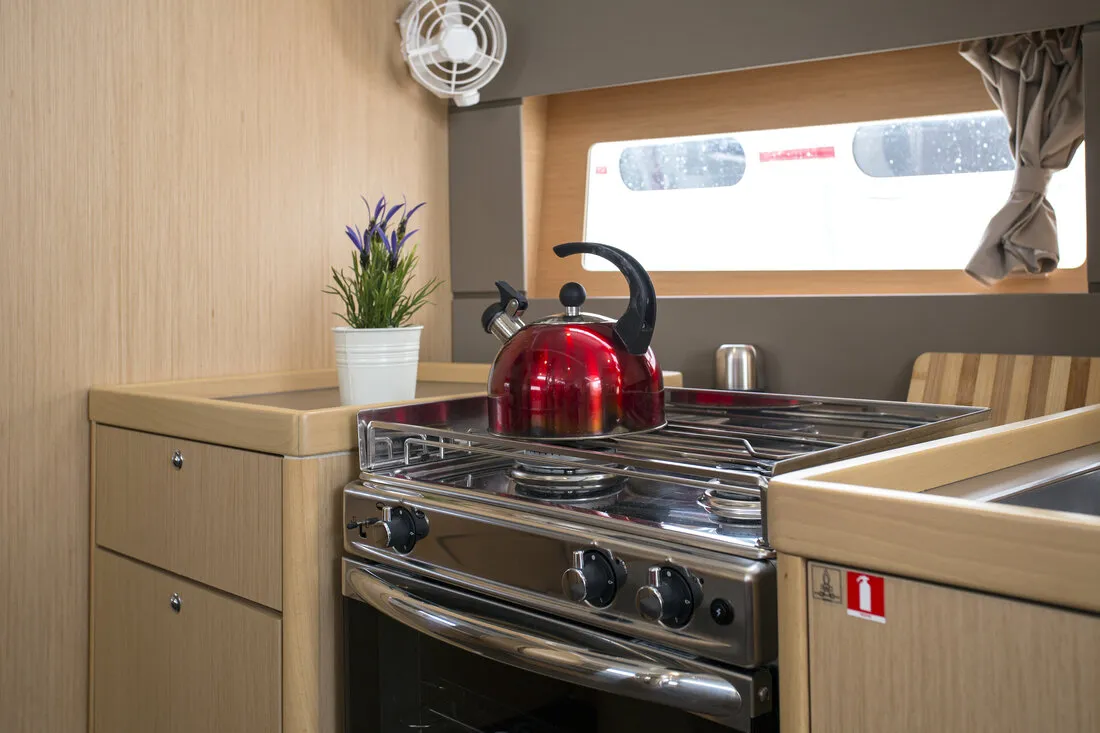 Galley of Bellagio, a Beneteau Oceanis 38.1 sailboat at Zadar, Croatia
