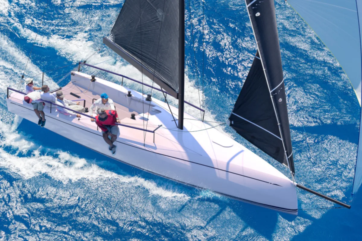 Exterior view of 007, a Nautor ClubSwan 36 sailboat at Split, Croatia