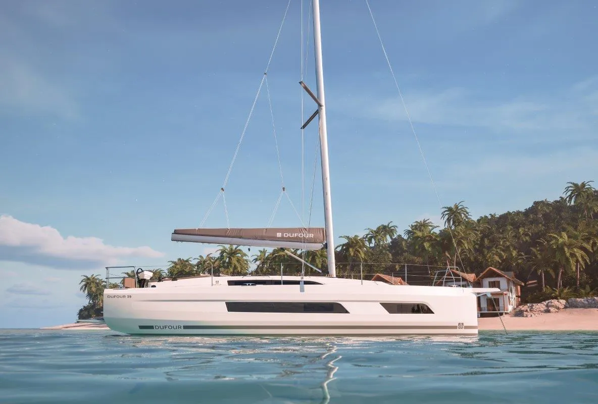 Takamaka, a Dufour 39 sailboat at es Jonquet, Spain