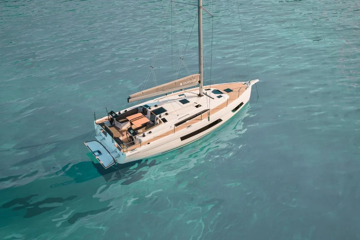 Takamaka, a Dufour 39 sailboat at es Jonquet, Spain