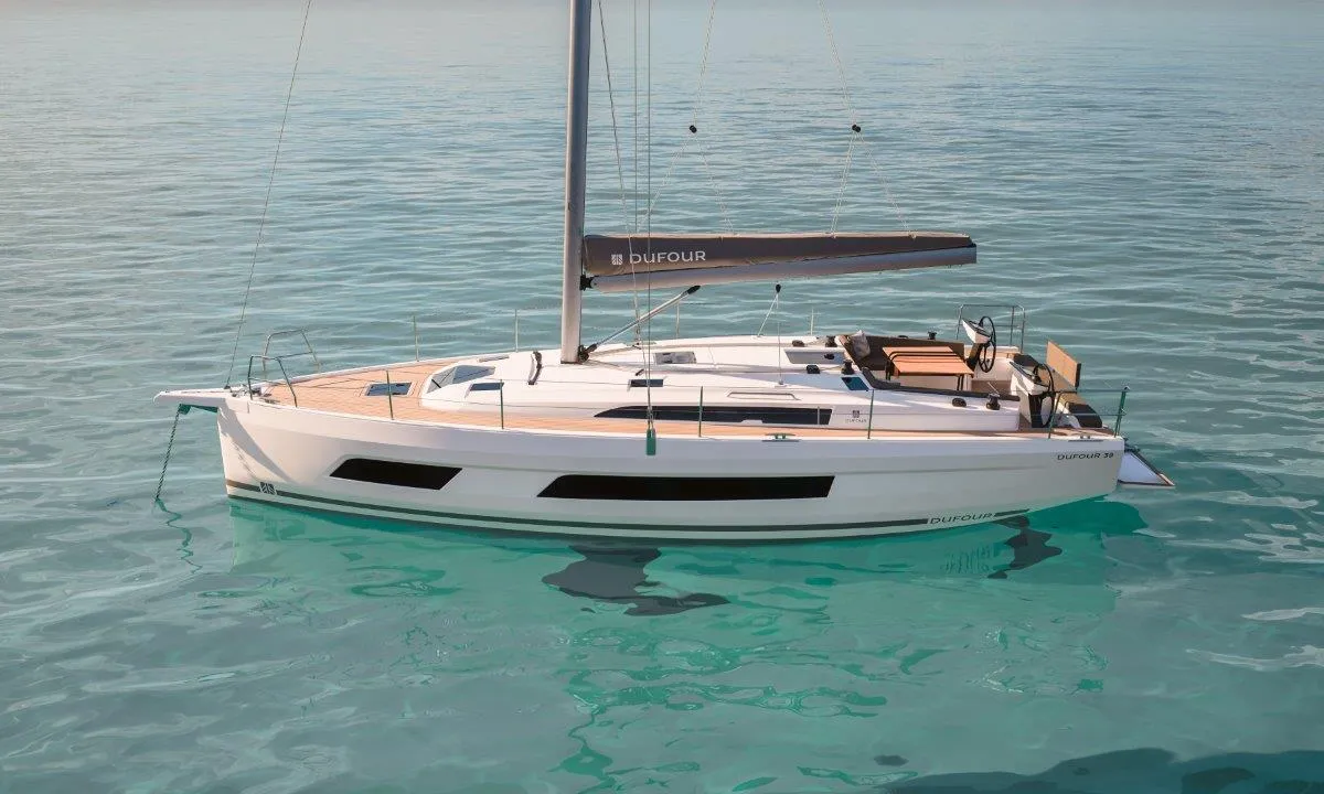 Takamaka, a Dufour 39 sailboat at es Jonquet, Spain