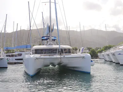 Skye , a Lagoon 50 catamaran at Road Town, British Virgin Islands