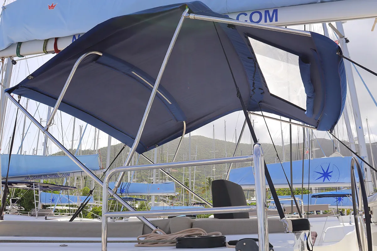Skye , a Lagoon 50 catamaran at Road Town, British Virgin Islands