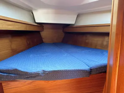 Cabin on Moulin Rouge, a Jeanneau Sun Odyssey 40 sailboat at Barth, Germany