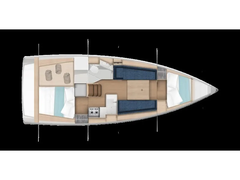 NorthWind 35, a Jeanneau Sun Odyssey 350 sailboat at Sipias Municipal Unit, Greece