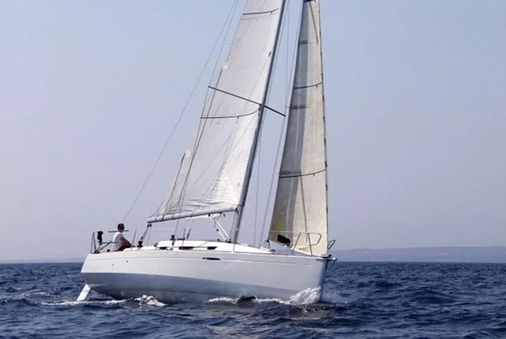 Exterior view of Barboat, a Beneteau First 30 sailboat at La Rochelle, France