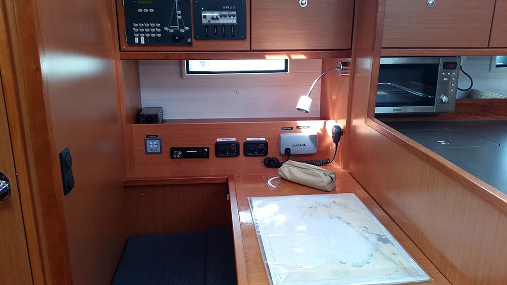 Silver Cloud, a Bavaria Cruiser 50 sailboat at Llucmajor, Spain