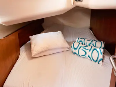 Cabin on EVITA Boat location in LEFKAS MARINA, D-marin, a Jeanneau Sun Odyssey 49DS sailboat at Municipal Unit of Lefkada, G…