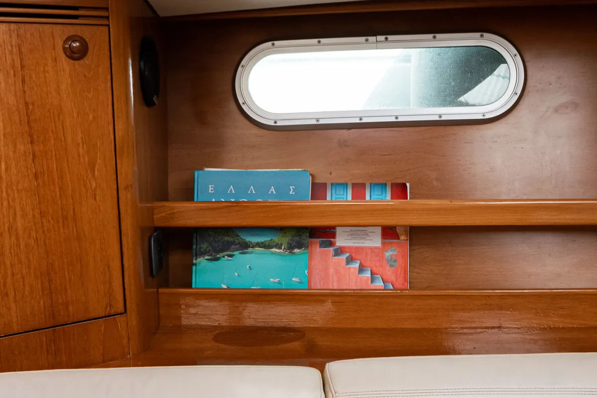 Cabin on EVITA Boat location in LEFKAS MARINA, D-marin, a Jeanneau Sun Odyssey 49DS sailboat at Municipal Unit of Lefkada, G…