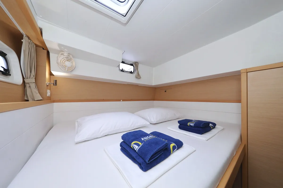 Cabin on Lilla V, a Lagoon 39 catamaran at Grad Biograd na Moru, Croatia