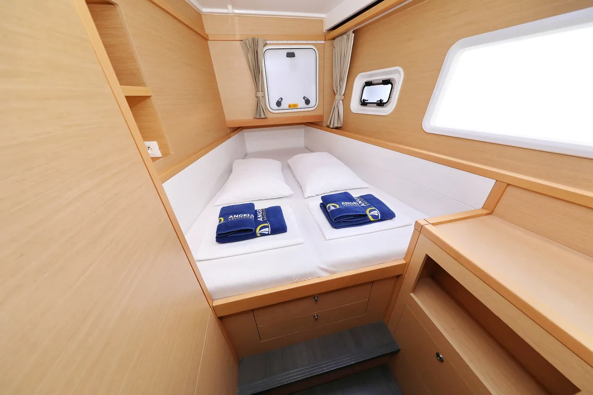 Cabin on Lilla V, a Lagoon 39 catamaran at Grad Biograd na Moru, Croatia