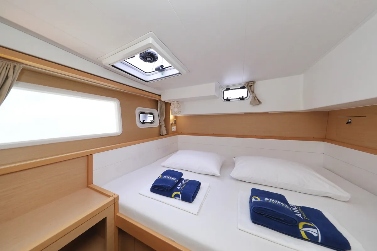 Cabin on Lilla V, a Lagoon 39 catamaran at Grad Biograd na Moru, Croatia