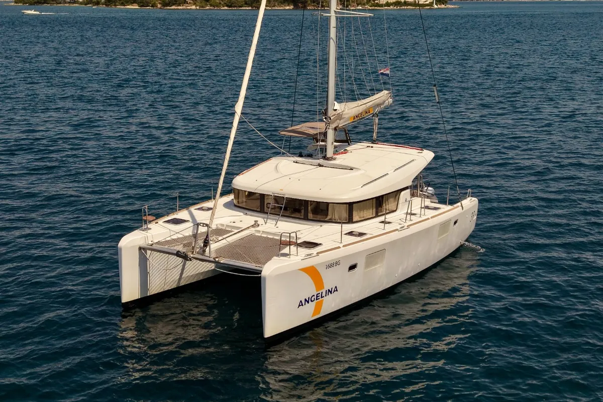 Lilla V, a Lagoon 39 catamaran at Biograd na Moru, Croatia