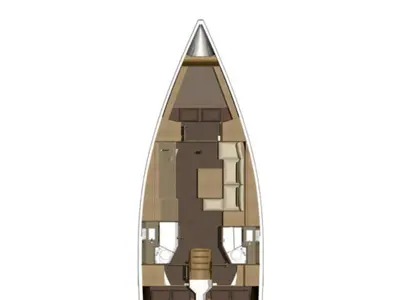 Wanderlust, a Dufour 382 Grand Large sailboat at Kos, Greece