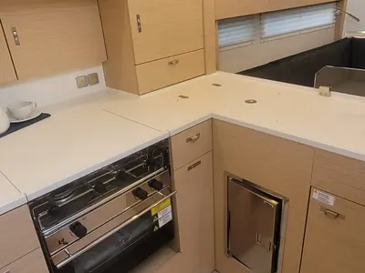 Galley of no_name, a Hanse 360 sailboat at Rosignano Solvay, Italy