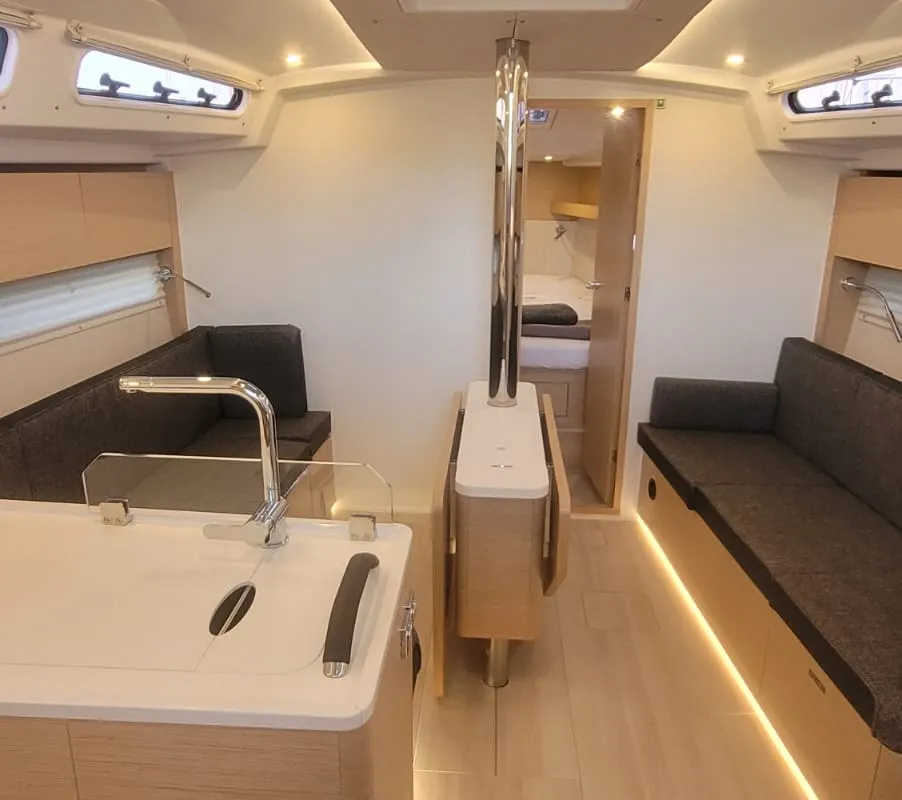 Galley of no_name, a Hanse 360 sailboat at Rosignano Solvay, Italy