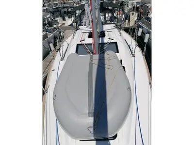Deck of Top Secret, a Elan Impression 40.1 sailboat at Primošten, Croatia