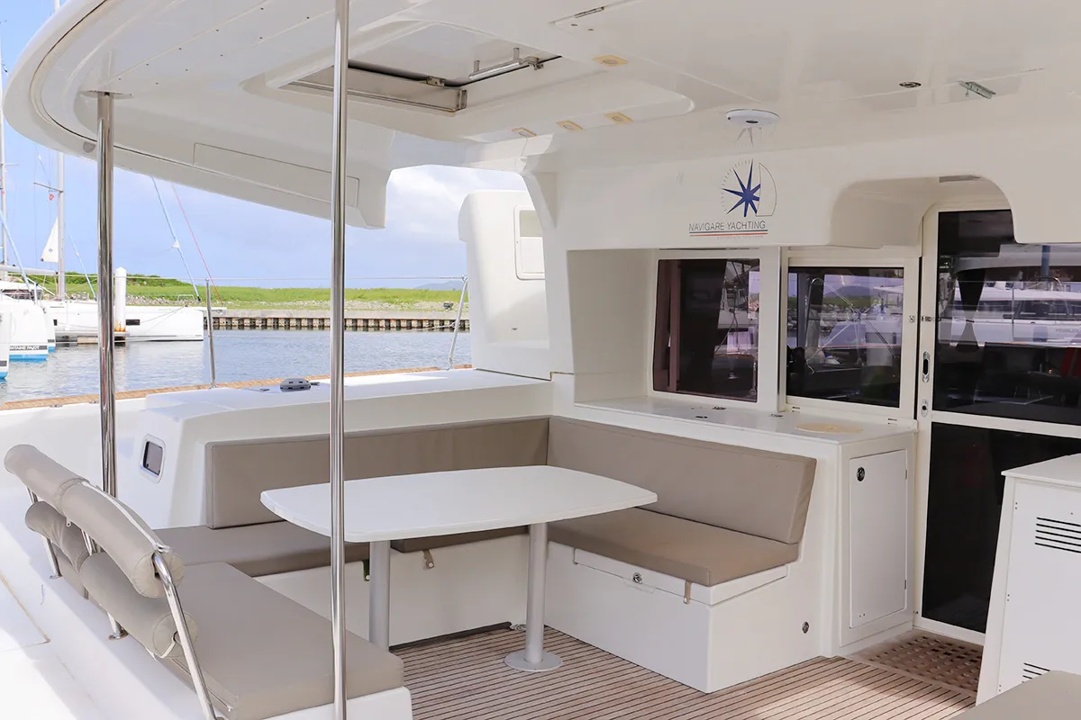 LIBERTAS DS (ex. Thor), a Lagoon 450 F catamaran at Road Town, British Virgin Islands
