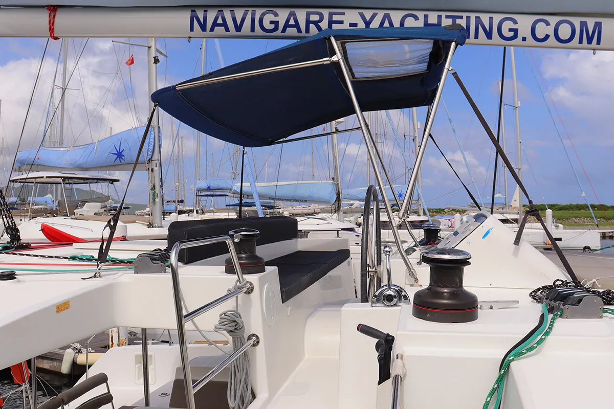 LIBERTAS DS (ex. Thor), a Lagoon 450 F catamaran at Road Town, British Virgin Islands