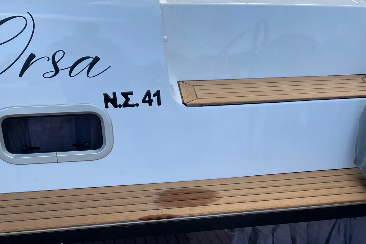 Lagoon 42, a catamaran at Skiathos, Greece